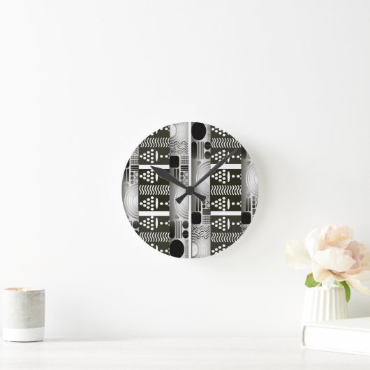 Modern Ethnic Wall Clock Ronde Klok (Huis)