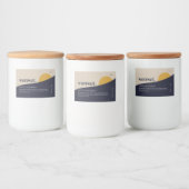 Modern etiket voor zonneproducten (Flessen)