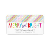 MODERN ETIKET: zacht en helder, vet en kleurig Etiket (Voorkant)