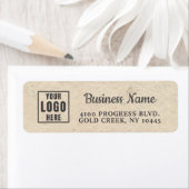 Modern Etsy / Handgemaakte Winkel Retouradres Labe Etiket (Insitu)