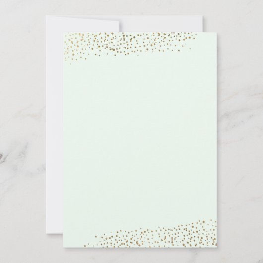 Modern Eucalyptus Baptisme Kaart (Achterkant)