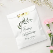 Modern Eucalyptus Botanical Wedding Bedankzakje (Gezegeld)