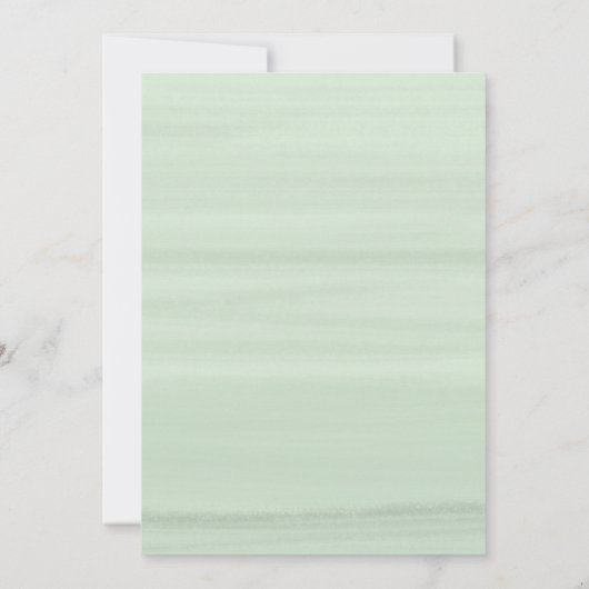 Modern Eucalyptus Geometric Lijst Brunch & Bubble Kaart (Achterkant)