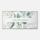 Modern Eucalyptus Greenery Elegant Rustic Bureaumat (Voorkant)