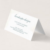 Modern Eucalyptus Greenery QR Code Elegant Visitekaartje (Achterkant)