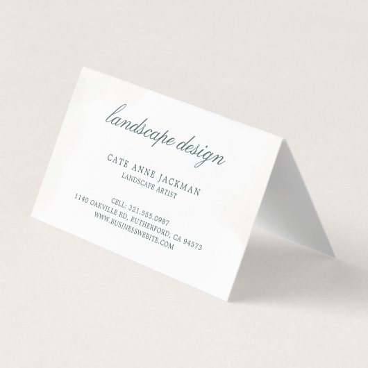 Modern Eucalyptus Greenery QR Code Elegant Visitekaartje (Achterkant)