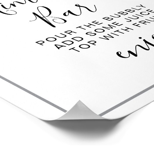 Modern Eucalyptus Greenery Wedding Poster (Hoek)