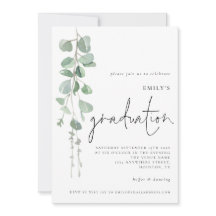 Modern Eucalyptus Script 2024 Afstuderen