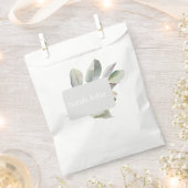 Modern Eucalyptus tabelnummer Bedankzakje (Geknipt)