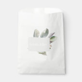 Modern Eucalyptus tabelnummer Bedankzakje (Voorkant)