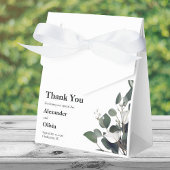 Modern Eucalyptus Wedding Bedankdoosjes