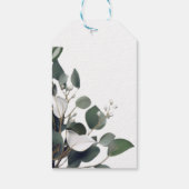 Modern Eucalyptus Wedding Cadeaulabel (Achterkant)