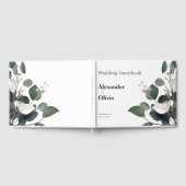 Modern Eucalyptus Wedding Gastenboek (Volledig)