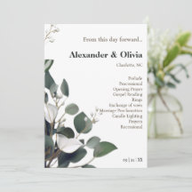 Modern Eucalyptus Wedding