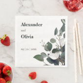 Modern Eucalyptus Wedding Servet (Insitu)
