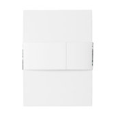 Modern Eucalyptus Wedding Uitnodigingen Wikkel (Achterkant Voorbeeld)