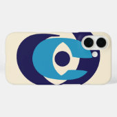 Modern Evil Eye Telefoonhoesje – Beschermende Naza Case-Mate iPhone Case (Achterkant (horizontaal))