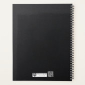 Modern Executieve Monogram | Krachtige Zilverfolie Planner (Achterkant)