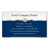 Modern Executive Attorney thema Magnetisch Visitekaartje (Voorkant)