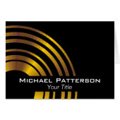 Modern Executive Circles Professioneel gepersonali (Voorkant Horizontaal)