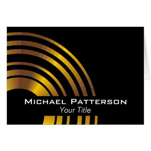 Modern Executive Circles Professioneel gepersonali (Voorkant Horizontaal)