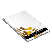 Modern Executive Circles Professioneel gepersonali Notitieboek (Rechterzijde)