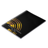 Modern Executive Circles Professioneel gepersonali Notitieboek (Linkerzijde)