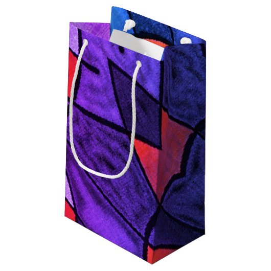 Modern expressionisme klein cadeauzakje (Achterkant Gekanteld)