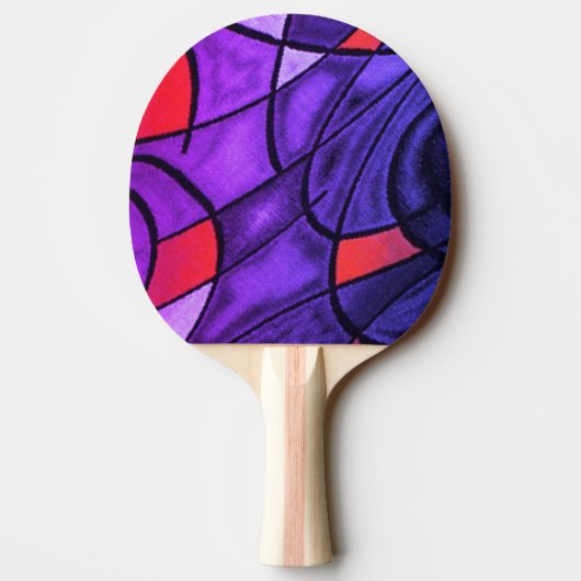 Modern Expressionisme Tafeltennisbatje (Achterkant)