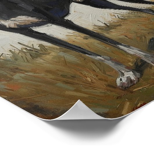  Modern Expressionist Dog Art Poster (Hoek)