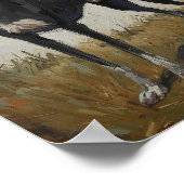 Modern Expressionistisch Hond Kunst Poster (Hoek)