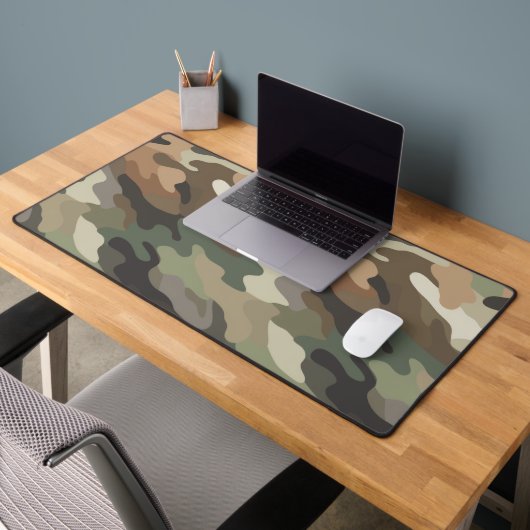 Modern Eye Catching Camouflage Pattern Desk Mat (Kantoor 2)
