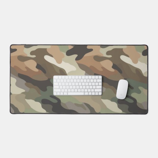 Modern Eye Catching Camouflage Pattern Desk Mat (Keyboard & Muis)