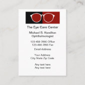 Modern Eye Doctor Medische benoeming Visitekaartje (Voorkant)