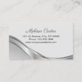 Modern Eyelash Beauty Make-up Artist Lash Extensio Visitekaartje (Achterkant)