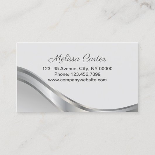 Modern Eyelash Beauty Make-up Artist Lash Extensio Visitekaartje (Achterkant)