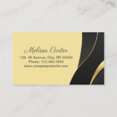 Modern Eyelash Beauty Make-up Artist Lash Extensio Visitekaartje (Achterkant)