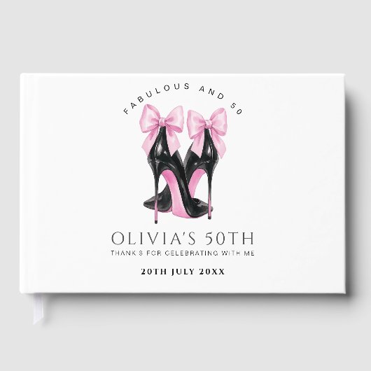 Modern Fabulous en 50 Keepsake Gastenboek (Voorkant)