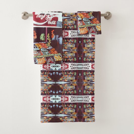 Modern Face on a Timeless Commerce, Jericho, Bad Handdoek (Insitu)