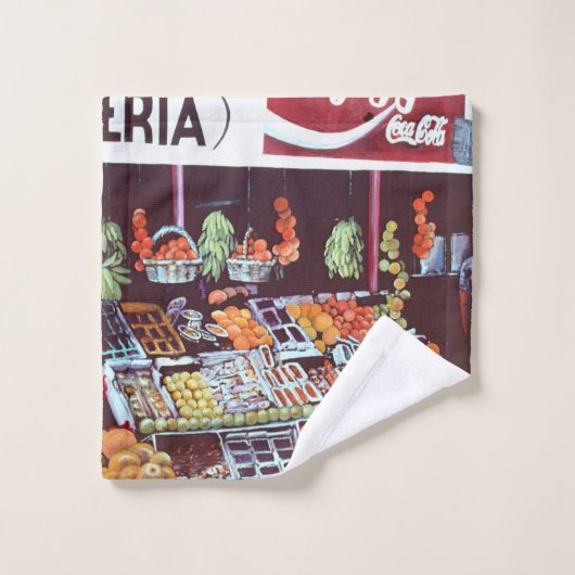 Modern Face on a Timeless Commerce, Jericho, Bad Handdoek (Wasdoekje)