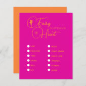 Modern Fairy Birthday Scavenger Hunt (Voorkant / Achterkant)
