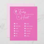 Modern Fairy Birthday Scavenger Hunt (Voorkant / Achterkant)