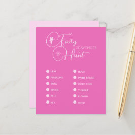 Modern Fairy Birthday Scavenger Hunt