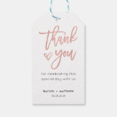 Modern Fairytale kalligrafie voor Labels Cadeaulabel (Achterkant)