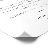 Modern fairytale Roos Gold in plaats van voorteken Poster (Hoek)