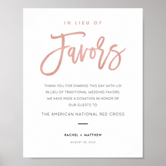 Modern fairytale Roos Gold in plaats van voorteken Poster (Voorkant)