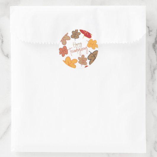 Modern Fall verliest Friendsgiving Sticker (Tas)