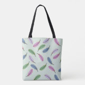 Modern Falling Pastel Tote Bag (Achterkant)