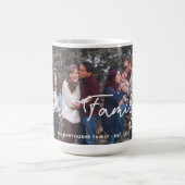 Modern Familie Foto Aangepaste tekst Schattige Gep Koffiemok (Center)