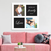 modern familiefotogram fotopastel canvas afdruk (Insitu (Woonkamer))